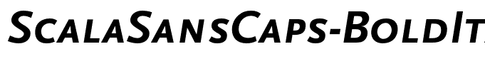 ScalaSansCaps-BoldItalic