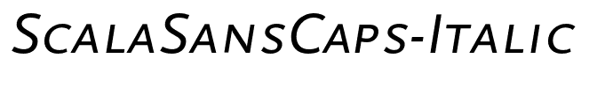 ScalaSansCaps-Italic