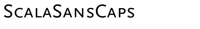 ScalaSansCaps