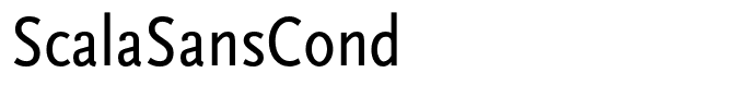 ScalaSansCond