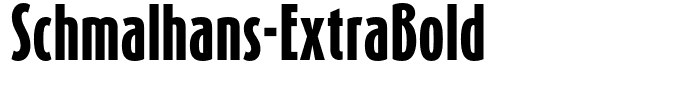 Schmalhans-ExtraBold