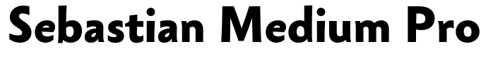 Sebastian Medium Pro Bold