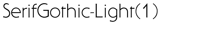 SerifGothic-Light(1)