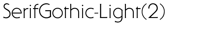 SerifGothic-Light(2)