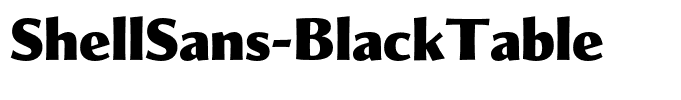 ShellSans-BlackTable