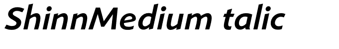 ShinnMediumItalic