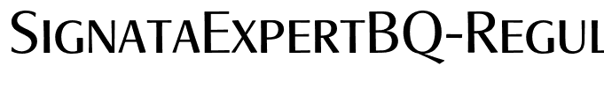 SignataExpertBQ-Regular