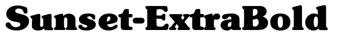 Sunset-ExtraBold