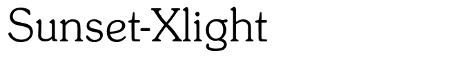 Sunset-Xlight