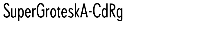 SuperGroteskA-CdRg