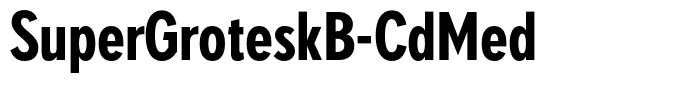 SuperGroteskB-CdMed