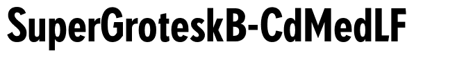 SuperGroteskB-CdMedLF