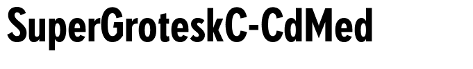 SuperGroteskC-CdMed