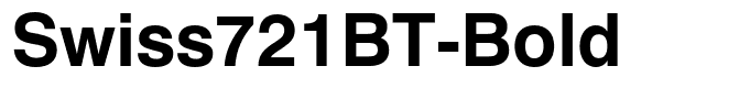 Swiss721BT-Bold