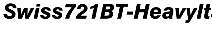 Swiss721BT-HeavyItalic