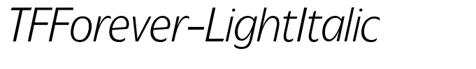 TFForever-LightItalic