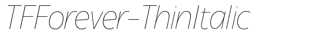 TFForever-ThinItalic
