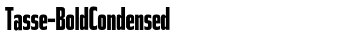 Tasse-BoldCondensed
