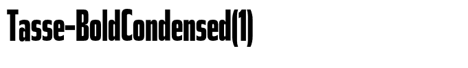 Tasse-BoldCondensed(1)