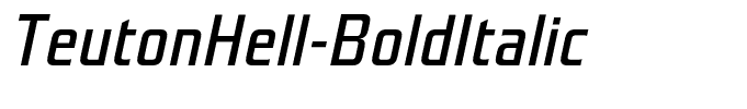 TeutonHell-BoldItalic