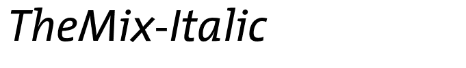 TheMix-Italic