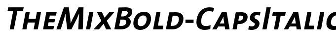 TheMixBold-CapsItalic