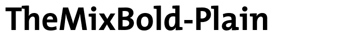 TheMixBold-Plain
