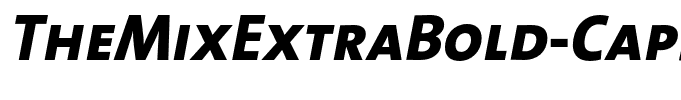 TheMixExtraBold-CapsItalic