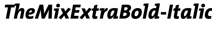 TheMixExtraBold-Italic