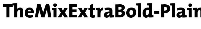 TheMixExtraBold-Plain