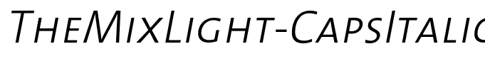 TheMixLight-CapsItalic