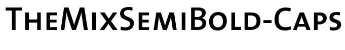 TheMixSemiBold-Caps