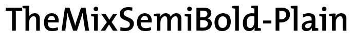 TheMixSemiBold-Plain