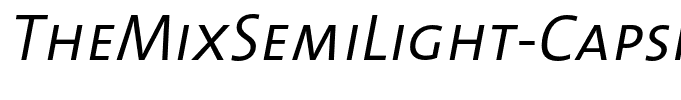 TheMixSemiLight-CapsItalic