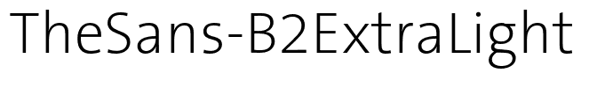 TheSans-B2ExtraLight
