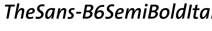 TheSans-B6SemiBoldItalic