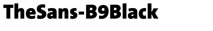 TheSans-B9Black
