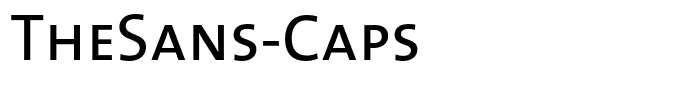 TheSans-Caps