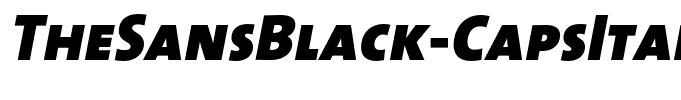 TheSansBlack-CapsItalic