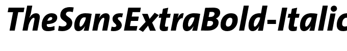 TheSansExtraBold-Italic