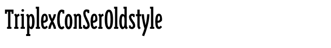 TriplexConSerOldstyle