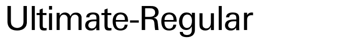 Ultimate-Regular