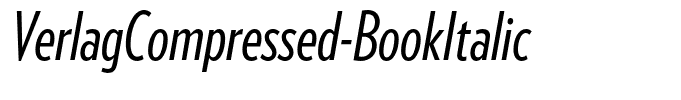 VerlagCompressed-BookItalic