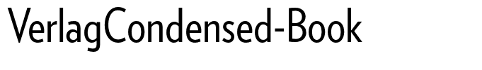 VerlagCondensed-Book