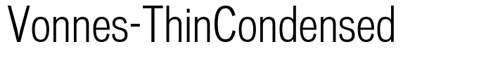 Vonnes-ThinCondensed