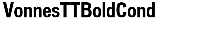 VonnesTTBoldCond
