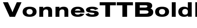 VonnesTTBoldExt