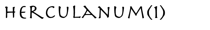 Herculanum(1)