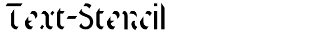 Text-Stencil