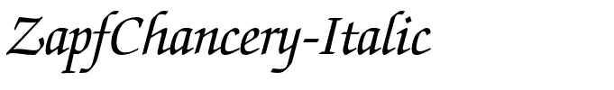 ZapfChancery-Italic